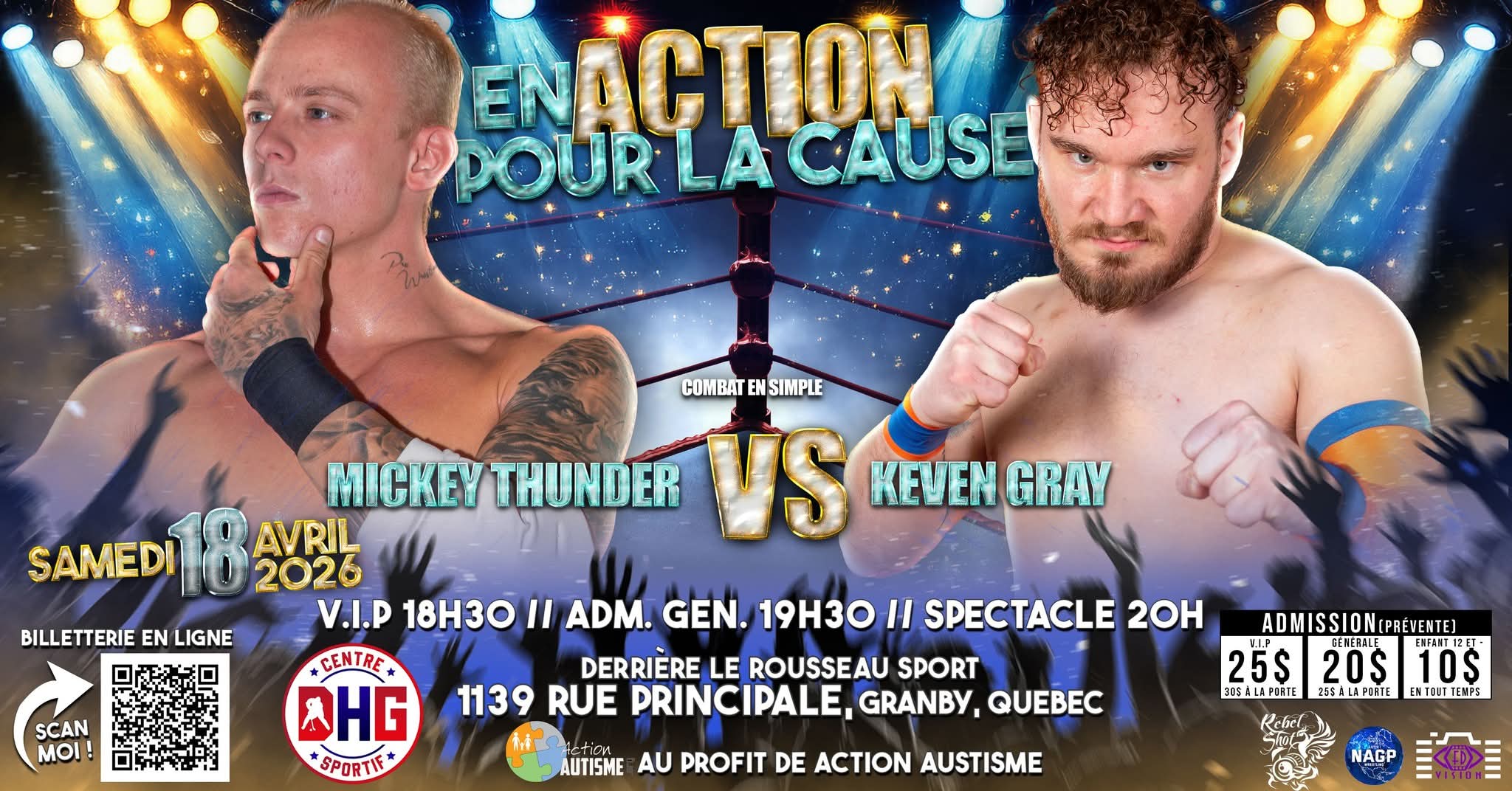 En Action Pour La Cause ce samedi à Granby!